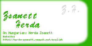zsanett herda business card
